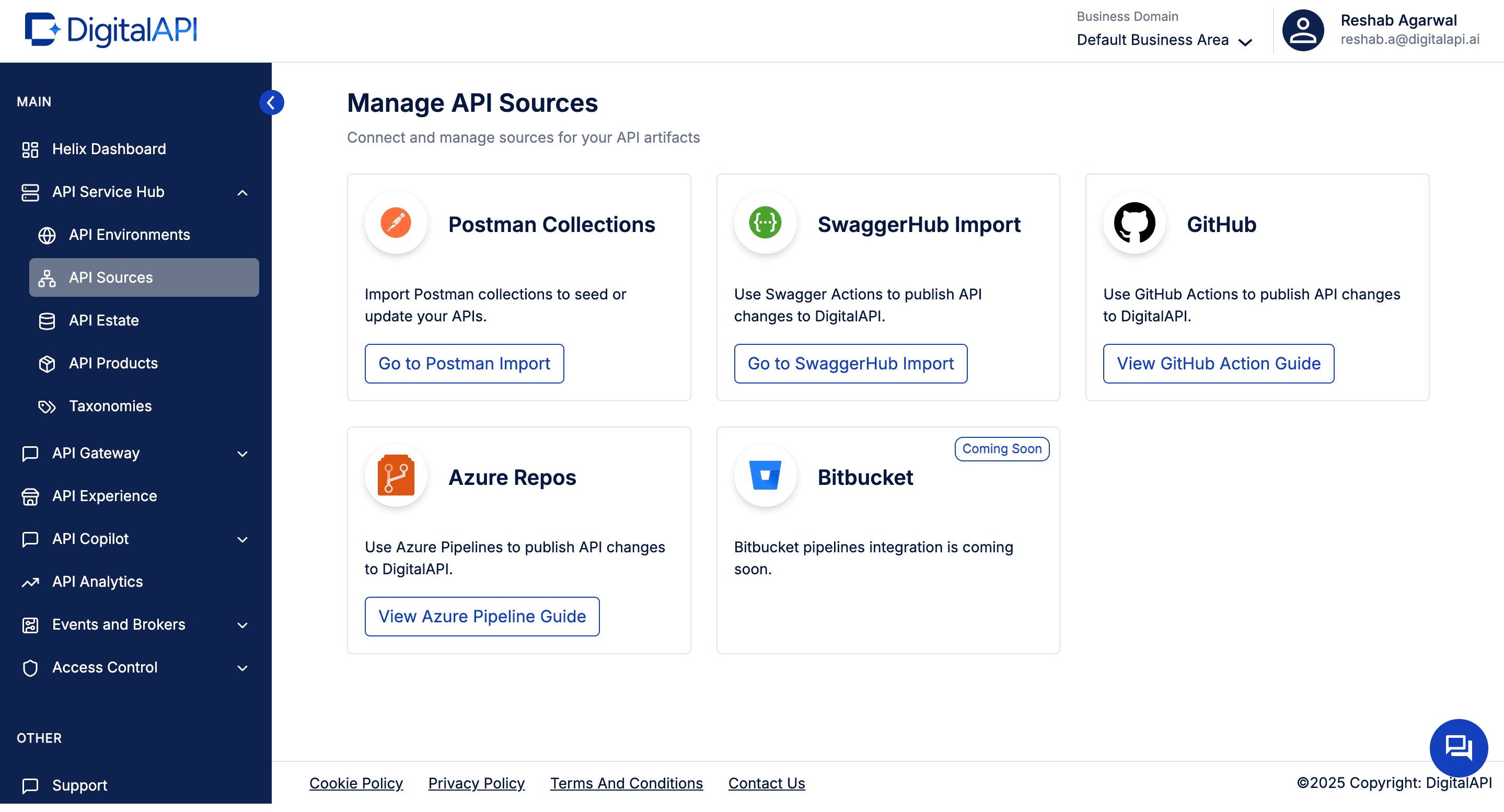 Existing API management